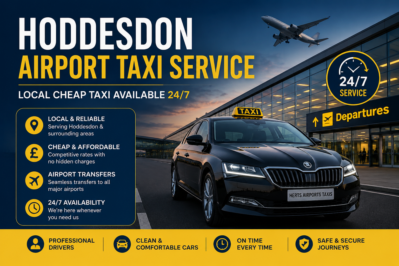 Hoddesdon Airport Taxi Service