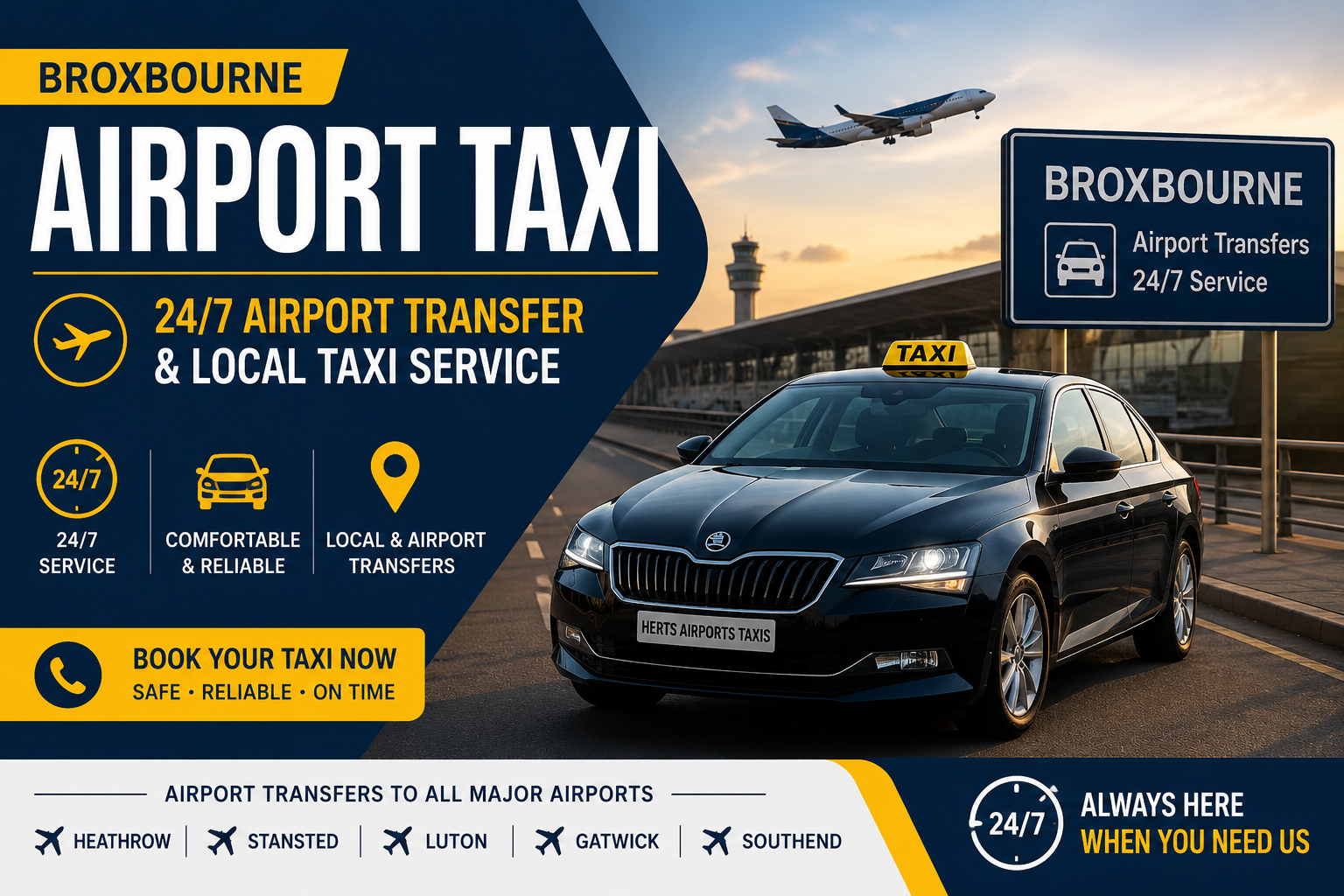 Broxbourne Airport Taxi